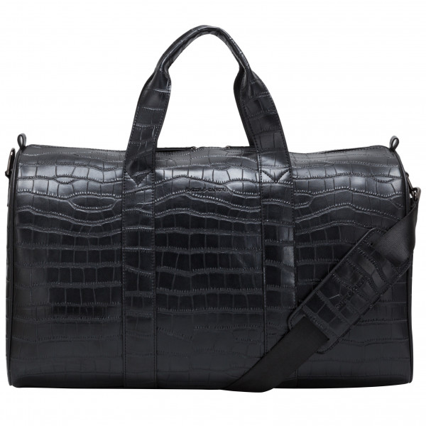 Croc Effect Leather Holdall