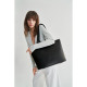 Smooth Leather E/w Tote / Shoulder Bag